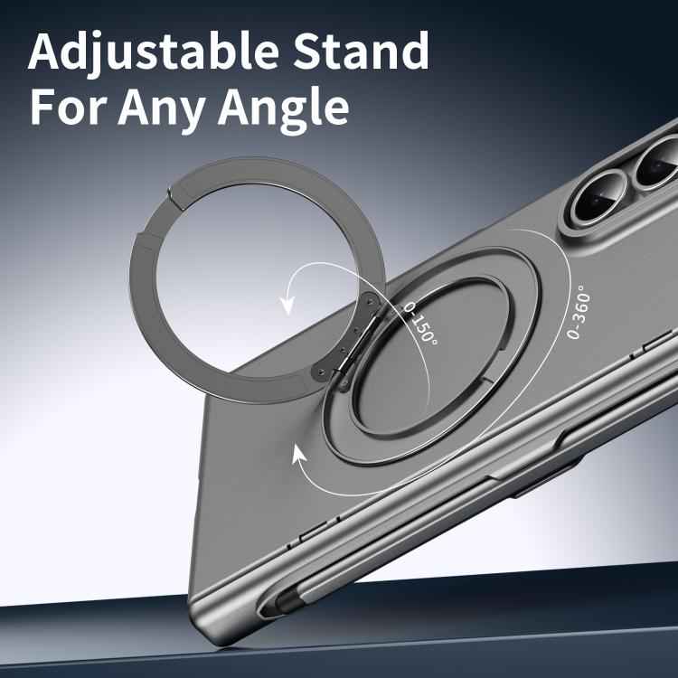 Thunderbolt Ring Stand Anti-Drop MagSafe Phone Case, No Pen, For Samsung Galaxy Z Fold7 5G, For Samsung Galaxy Z Fold6 5G, For Samsung Galaxy Z Fold5 5G, For Samsung Galaxy Z Fold4