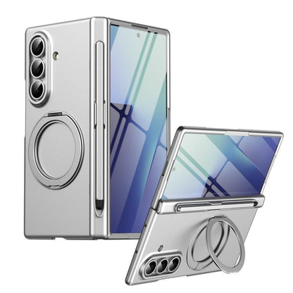 Thunderbolt Ring Stand Anti-Drop MagSafe Phone Case, No Pen, For Galaxy Z Fold8 Ultra 5G, For Galaxy Z Fold7 5G, For Galaxy Z Fold6 5G, For Galaxy Z Fold5 5G, For Galaxy Z Fold4