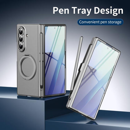 Thunderbolt Ring Stand Anti-Drop MagSafe Phone Case, No Pen, For Galaxy Z Fold8 Ultra 5G, For Galaxy Z Fold7 5G, For Galaxy Z Fold6 5G, For Galaxy Z Fold5 5G, For Galaxy Z Fold4