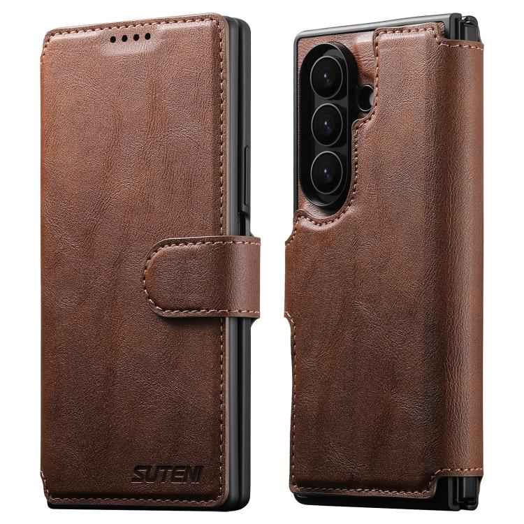 Suteni Q05 2-in-1 Multi-function Detachable Wallet MagSafe Phone Case, For Samsung Galaxy Z Fold7 5G, For Samsung Galaxy Z Fold6
