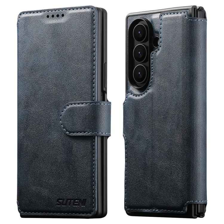 Suteni Q05 2-in-1 Multi-function Detachable Wallet MagSafe Phone Case, For Samsung Galaxy Z Fold7 5G, For Samsung Galaxy Z Fold6