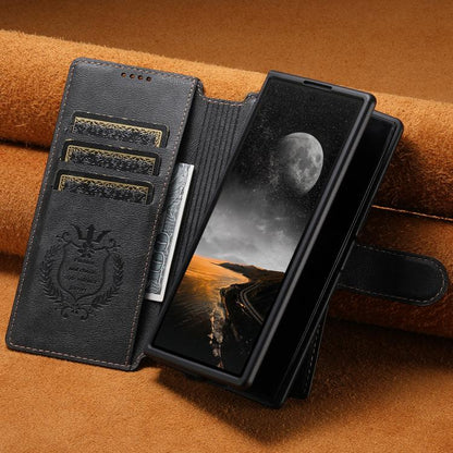 Suteni Q05 2-in-1 Multi-function Detachable Wallet MagSafe Phone Case, For Galaxy Z Fold8 Ultra 5G, For Galaxy Z Fold7 5G, For Galaxy Z Fold6