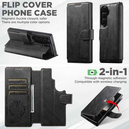 Suteni Q05 2-in-1 Multi-function Detachable Wallet MagSafe Phone Case, For Galaxy Z Fold8 Ultra 5G, For Galaxy Z Fold7 5G, For Galaxy Z Fold6
