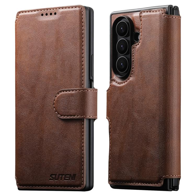 Suteni Q05 2-in-1 Multi-function Detachable Wallet MagSafe Phone Case, For Galaxy Z Fold8 Ultra 5G, For Galaxy Z Fold7 5G, For Galaxy Z Fold6