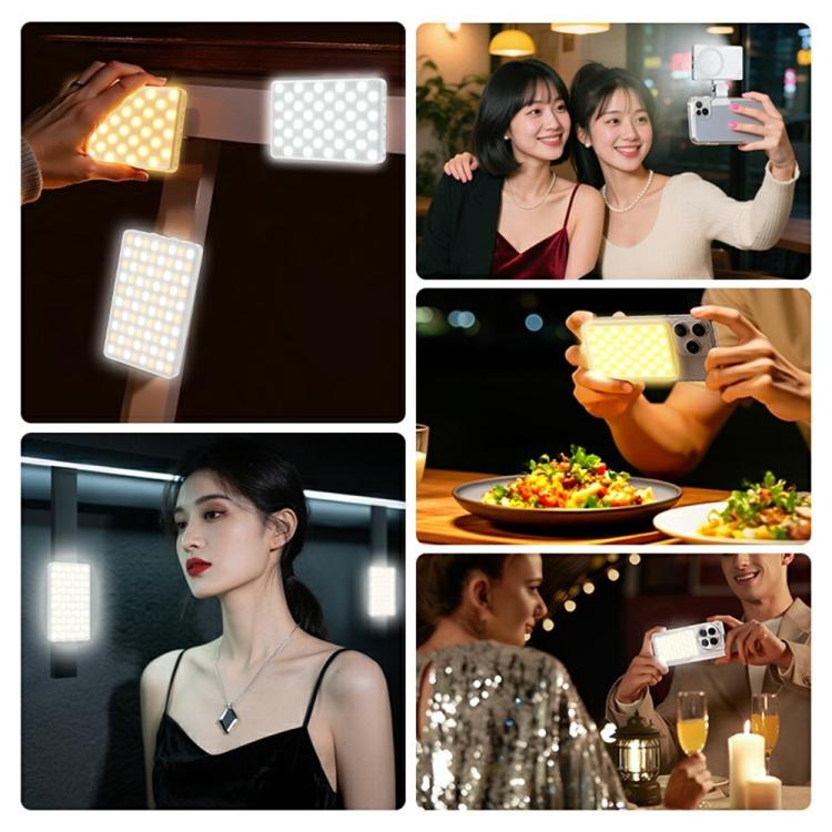 V22A For Phone Camera Live Streaming 4W Power Portable Pocket 80 LED Light MagSafe Magnetic Fill Light