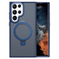 Kalebol Metal Frame Frosted MagSafe Holder PC Phone Case, For Samsung Galaxy S25 5G, For Samsung Galaxy S25+ 5G, For Samsung Galaxy S25 Ultra 5G, For Samsung Galaxy S24 Ultra 5G, For Samsung Galaxy S24+ 5G, For Samsung Galaxy S24 5G