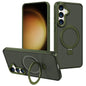 Kalebol Metal Frame Frosted MagSafe Holder PC Phone Case, For Samsung Galaxy S25 5G, For Samsung Galaxy S25+ 5G, For Samsung Galaxy S25 Ultra 5G, For Samsung Galaxy S24 Ultra 5G, For Samsung Galaxy S24+ 5G, For Samsung Galaxy S24 5G