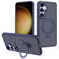 Kalebol Metal Frame Frosted MagSafe Holder PC Phone Case, For Samsung Galaxy S25 5G, For Samsung Galaxy S25+ 5G, For Samsung Galaxy S25 Ultra 5G, For Samsung Galaxy S24 Ultra 5G, For Samsung Galaxy S24+ 5G, For Samsung Galaxy S24 5G