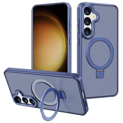 Kalebol Metal Frame Frosted MagSafe Holder PC Phone Case, For Samsung Galaxy S23 Ultra 5G, For Samsung Galaxy S23+ 5G, For Samsung Galaxy S23 5G, For Samsung Galaxy S22 Ultra 5G, For Samsung Galaxy S22+ 5G, For Samsung Galaxy S22 5G