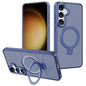 Kalebol Metal Frame Frosted MagSafe Holder PC Phone Case, For Samsung Galaxy S25 5G, For Samsung Galaxy S25+ 5G, For Samsung Galaxy S25 Ultra 5G, For Samsung Galaxy S24 Ultra 5G, For Samsung Galaxy S24+ 5G, For Samsung Galaxy S24 5G
