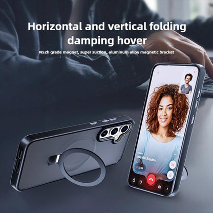 Kalebol Metal Frame Frosted MagSafe Holder PC Phone Case, For Samsung Galaxy S23 Ultra 5G, For Samsung Galaxy S23+ 5G, For Samsung Galaxy S23 5G, For Samsung Galaxy S22 Ultra 5G, For Samsung Galaxy S22+ 5G, For Samsung Galaxy S22 5G