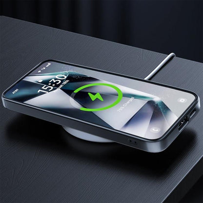 Kalebol Metal Frame Frosted MagSafe Holder PC Phone Case, For Samsung Galaxy S25 5G, For Samsung Galaxy S25+ 5G, For Samsung Galaxy S25 Ultra 5G, For Samsung Galaxy S24 Ultra 5G, For Samsung Galaxy S24+ 5G, For Samsung Galaxy S24 5G