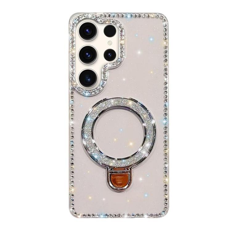 Rhinestone Glitter Kickstand Dual-side IMD Phone Case, For Samsung Galaxy A35 5G, For Samsung Galaxy S24 Ultra 5G, For Samsung Galaxy S24+ 5G, For Samsung Galaxy S24 5G, For Samsung Galaxy S23 Ultra 5G