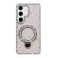 Rhinestone Glitter Kickstand Dual-side IMD Phone Case, For Samsung Galaxy A36 5G, For Samsung Galaxy S25 5G, For Samsung Galaxy S25+ 5G, For Samsung Galaxy S25 Ultra 5G, For Samsung Galaxy A16 5G, For Samsung Galaxy S24 FE 5G, For Samsung Galaxy A15 5G...