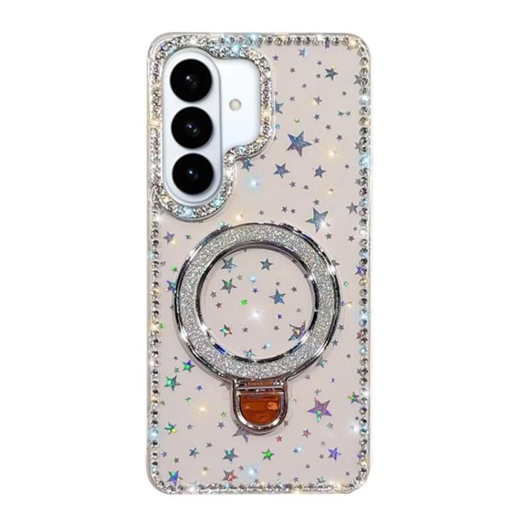 Rhinestone Glitter Kickstand Dual-side IMD Phone Case, For Samsung Galaxy S26+ 5G, For Samsung Galaxy S26 Ultra 5G, For Samsung Galaxy S26 5G, For Samsung Galaxy S25 FE  5G, For Samsung Galaxy A07, For Samsung Galaxy A17 5G, For Samsung Galaxy A56 5G  ...