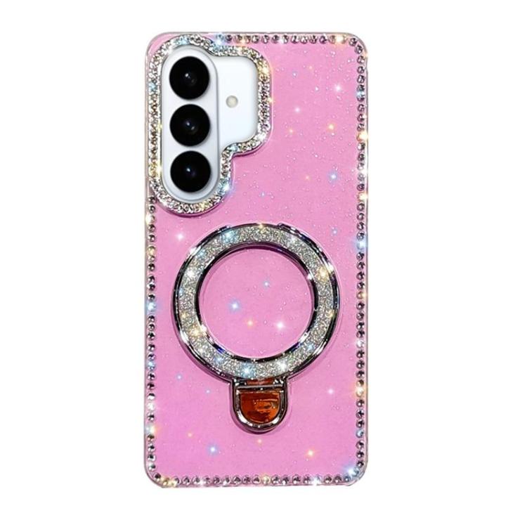 Rhinestone Glitter Kickstand Dual-side IMD Phone Case, For Samsung Galaxy S26+ 5G, For Samsung Galaxy S26 Ultra 5G, For Samsung Galaxy S26 5G, For Samsung Galaxy S25 FE  5G, For Samsung Galaxy A07, For Samsung Galaxy A17 5G, For Samsung Galaxy A56 5G  ...