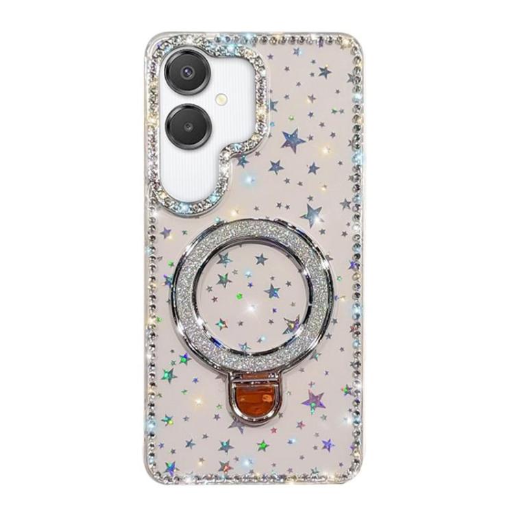 Rhinestone Glitter Kickstand Dual-side IMD Phone Case, For Samsung Galaxy S26+ 5G, For Samsung Galaxy S26 Ultra 5G, For Samsung Galaxy S26 5G, For Samsung Galaxy S25 FE  5G, For Samsung Galaxy A07, For Samsung Galaxy A17 5G, For Samsung Galaxy A56 5G  ...
