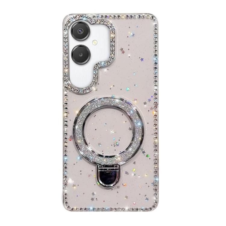 Rhinestone Glitter Kickstand Dual-side IMD Phone Case, For Samsung Galaxy S26+ 5G, For Samsung Galaxy S26 Ultra 5G, For Samsung Galaxy S26 5G, For Samsung Galaxy S25 FE  5G, For Samsung Galaxy A07, For Samsung Galaxy A17 5G, For Samsung Galaxy A56 5G  ...
