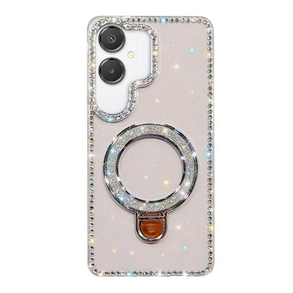 Rhinestone Glitter Kickstand Dual-side IMD Phone Case, For Samsung Galaxy S26+ 5G, For Samsung Galaxy S26 Ultra 5G, For Samsung Galaxy S26 5G, For Samsung Galaxy S25 FE  5G, For Samsung Galaxy A07, For Samsung Galaxy A17 5G, For Samsung Galaxy A56 5G  ...