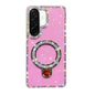 Rhinestone Glitter Kickstand Dual-side IMD Phone Case, For Samsung Galaxy S26+ 5G, For Samsung Galaxy S26 Ultra 5G, For Samsung Galaxy S26 5G, For Samsung Galaxy S25 FE  5G, For Samsung Galaxy A07, For Samsung Galaxy A17 5G, For Samsung Galaxy A56 5G  ...