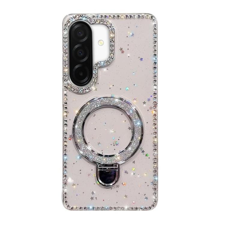 Rhinestone Glitter Kickstand Dual-side IMD Phone Case, For Samsung Galaxy S26+ 5G, For Samsung Galaxy S26 Ultra 5G, For Samsung Galaxy S26 5G, For Samsung Galaxy S25 FE  5G, For Samsung Galaxy A07, For Samsung Galaxy A17 5G, For Samsung Galaxy A56 5G  ...