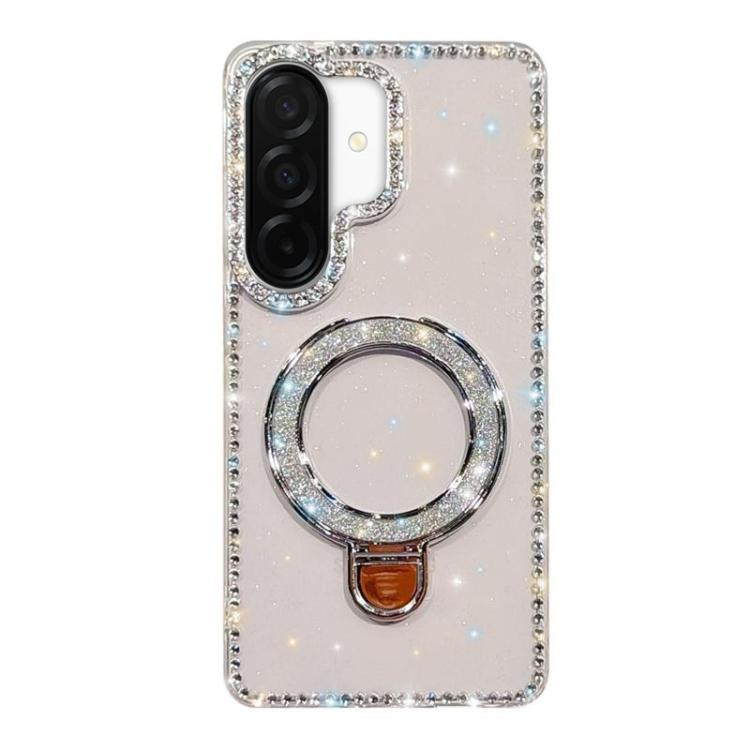 Rhinestone Glitter Kickstand Dual-side IMD Phone Case, For Samsung Galaxy S26+ 5G, For Samsung Galaxy S26 Ultra 5G, For Samsung Galaxy S26 5G, For Samsung Galaxy S25 FE  5G, For Samsung Galaxy A07, For Samsung Galaxy A17 5G, For Samsung Galaxy A56 5G  ...