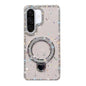 Rhinestone Glitter Kickstand Dual-side IMD Phone Case, For Samsung Galaxy A36 5G, For Samsung Galaxy S25 5G, For Samsung Galaxy S25+ 5G, For Samsung Galaxy S25 Ultra 5G, For Samsung Galaxy A16 5G, For Samsung Galaxy S24 FE 5G, For Samsung Galaxy A15 5G...