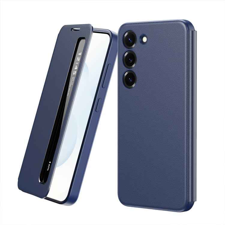 Smart View Window Leather Phone Case, For Samsung Galaxy A55, For Samsung Galaxy S24 5G, For Samsung Galaxy S23 FE 5G, For Samsung Galaxy Z Fold5, For Samsung Galaxy S23+ 5G, For Samsung Galaxy S23 5G, For Samsung Galaxy Z Fold4                        ...