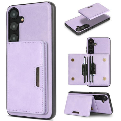 Kalebol Strong MagSafe Magnetic Two-Fold Card Bag Leather Phone Case, For Galaxy S26+ 5G, For Galaxy S26 Ultra 5G, For Galaxy S26 5G, For Galaxy S25 5G, For Galaxy S25+ 5G, For Galaxy S25 Ultra 5G, For Galaxy S24 Ultra 5G, For Galaxy S24+ 5G