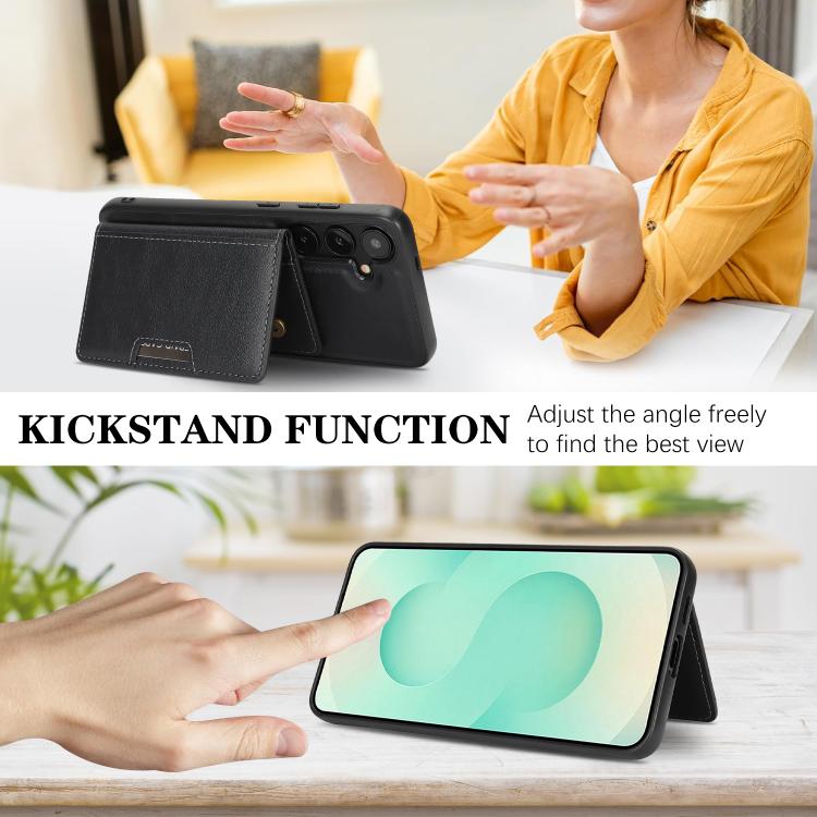 Kalebol Strong MagSafe Magnetic Two-Fold Card Bag Leather Phone Case, For Samsung Galaxy S24 5G, For Galaxy S23 Ultra 5G, For Galaxy S23+ 5G, For Galaxy S23 5G, For Galaxy S22 Ultra 5G