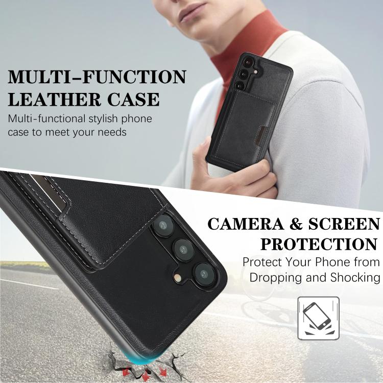 Kalebol Strong MagSafe Magnetic Two-Fold Card Bag Leather Phone Case, For Samsung Galaxy S24 5G, For Galaxy S23 Ultra 5G, For Galaxy S23+ 5G, For Galaxy S23 5G, For Galaxy S22 Ultra 5G