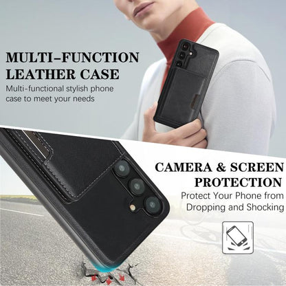 Kalebol Strong MagSafe Magnetic Two-Fold Card Bag Leather Phone Case, For Samsung Galaxy S24 5G, For Galaxy S23 Ultra 5G, For Galaxy S23+ 5G, For Galaxy S23 5G, For Galaxy S22 Ultra 5G