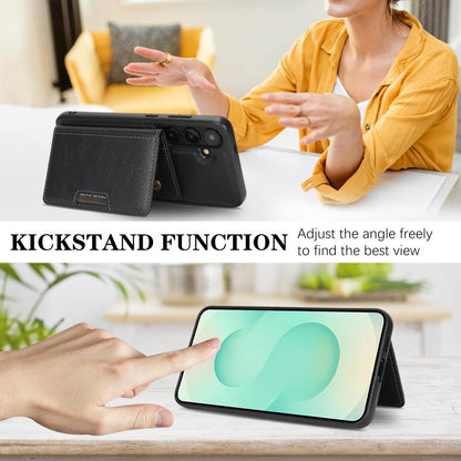 Kalebol Strong MagSafe Magnetic Two-Fold Card Bag Leather Phone Case, For Galaxy S26+ 5G, For Galaxy S26 Ultra 5G, For Galaxy S26 5G, For Galaxy S25 5G, For Galaxy S25+ 5G, For Galaxy S25 Ultra 5G, For Galaxy S24 Ultra 5G, For Galaxy S24+ 5G