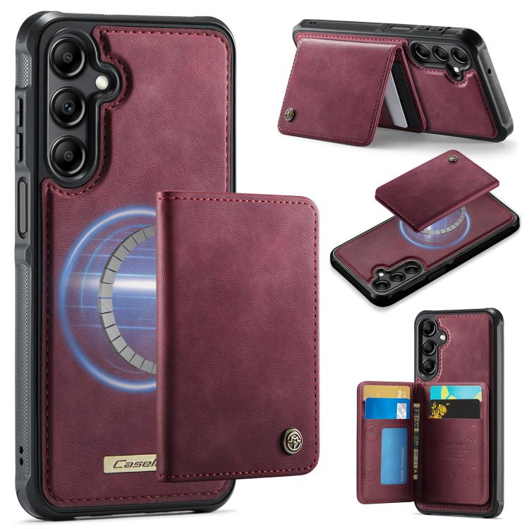 CaseMe Me80 Series Detachable Wallet Magnetic RFID Vegan Leather Phone Case, For Samsung Galaxy S20+ 5G, For Samsung Galaxy S25 / S24 5G, For Samsung Galaxy S25+ / S24+ 5G, For Samsung Galaxy A14 / M44 5G, For Samsung Galaxy A55 5G / A35 5G            ...