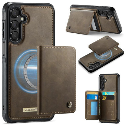 CaseMe Me80 Series Detachable Wallet Magnetic RFID Vegan Leather Phone Case, For Samsung Galaxy S26+ 5G, For Galaxy S26 Ultra 5G, For Samsung Galaxy S26 5G, For Samsung Galaxy S25 FE 5G, For Samsung Galaxy A17, For Samsung Galaxy S25 Edge 5G           ...