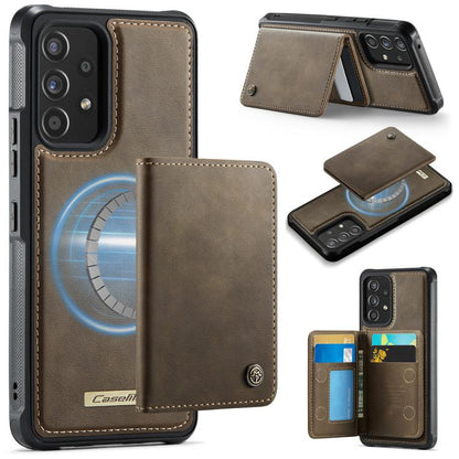 CaseMe Me80 Series Detachable Wallet Magnetic RFID Vegan Leather Phone Case, For Samsung Galaxy S24 FE 5G, For Samsung Galaxy S24 Ultra 5G, For Samsung Galaxy A15, For Samsung Galaxy S23 FE 5G, For Samsung Galaxy A54 5G, For Samsung Galaxy S23 Ultra 5G...