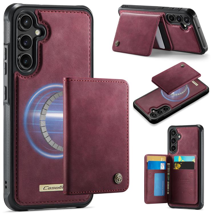 CaseMe Me80 Series Detachable Wallet Magnetic RFID Vegan Leather Phone Case, For Samsung Galaxy S24 FE 5G, For Samsung Galaxy S24 Ultra 5G, For Samsung Galaxy A15, For Samsung Galaxy S23 FE 5G, For Samsung Galaxy A54 5G, For Samsung Galaxy S23 Ultra 5G...
