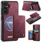CaseMe Me80 Series Detachable Wallet Magnetic RFID Vegan Leather Phone Case, For Samsung Galaxy S24 FE 5G, For Samsung Galaxy S24 Ultra 5G, For Samsung Galaxy A15, For Samsung Galaxy S23 FE 5G, For Samsung Galaxy A54 5G, For Samsung Galaxy S23 Ultra 5G...