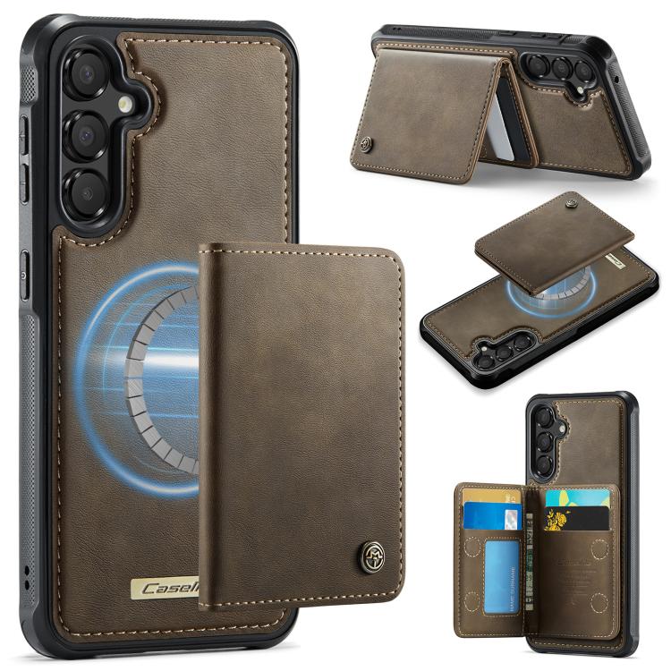 CaseMe Me80 Series Detachable Wallet Magnetic RFID Vegan Leather Phone Case, For Samsung Galaxy S20+ 5G, For Samsung Galaxy S25 / S24 5G, For Samsung Galaxy S25+ / S24+ 5G, For Samsung Galaxy A14 / M44 5G, For Samsung Galaxy A55 5G / A35 5G            ...