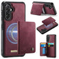 CaseMe Me80 Series Detachable Wallet Magnetic RFID Vegan Leather Phone Case, For Samsung Galaxy S26+ 5G, For Galaxy S26 Ultra 5G, For Samsung Galaxy S26 5G, For Samsung Galaxy S25 FE 5G, For Samsung Galaxy A17, For Samsung Galaxy S25 Edge 5G           ...
