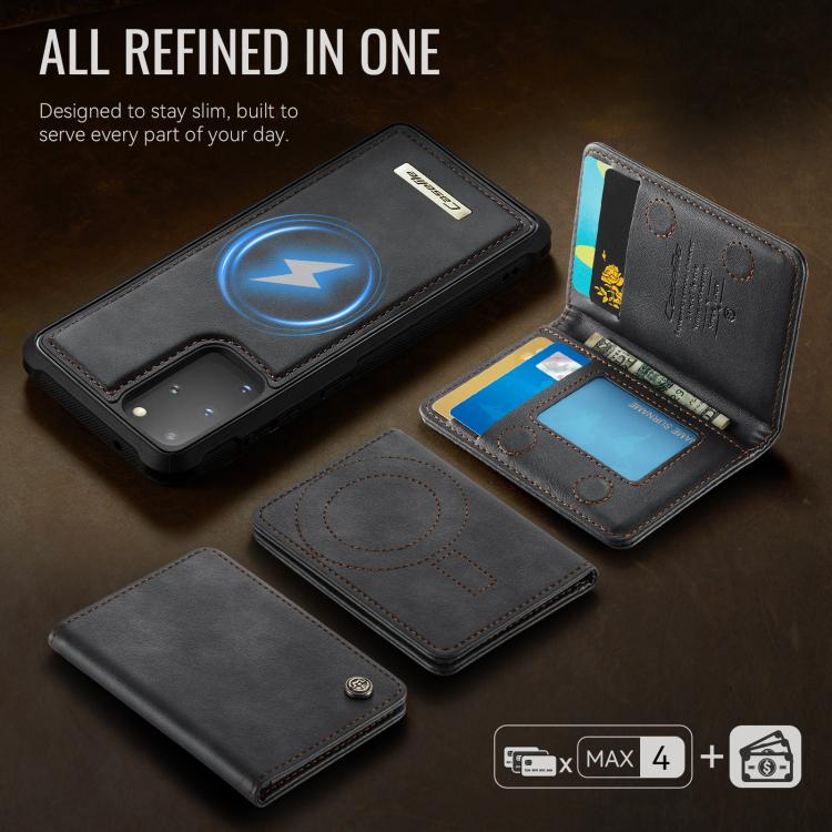 CaseMe Me80 Series Detachable Wallet Magnetic RFID Vegan Leather Phone Case, For Samsung Galaxy S20+ 5G, For Samsung Galaxy S25 / S24 5G, For Samsung Galaxy S25+ / S24+ 5G, For Samsung Galaxy A14 / M44 5G, For Samsung Galaxy A55 5G / A35 5G            ...