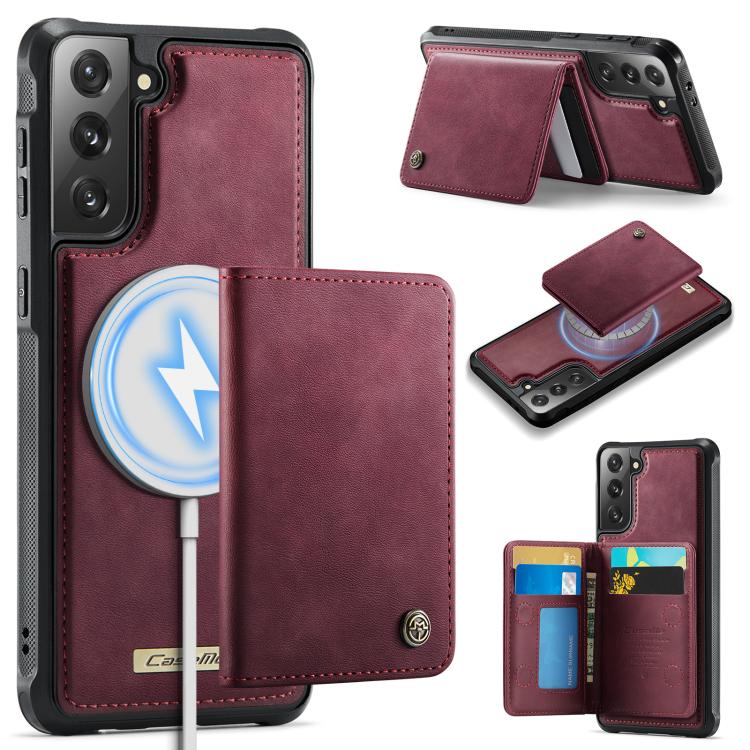 CaseMe Me80 Series Detachable Wallet Magnetic RFID Vegan Leather Phone Case, For Samsung Galaxy S22 Ultra 5G, For Samsung Galaxy S22+ 5G, For Samsung Galaxy S22 5G, For Samsung Galaxy S21 FE 5G, For Samsung Galaxy S21 5G, For Samsung Galaxy S21+ 5G    ...