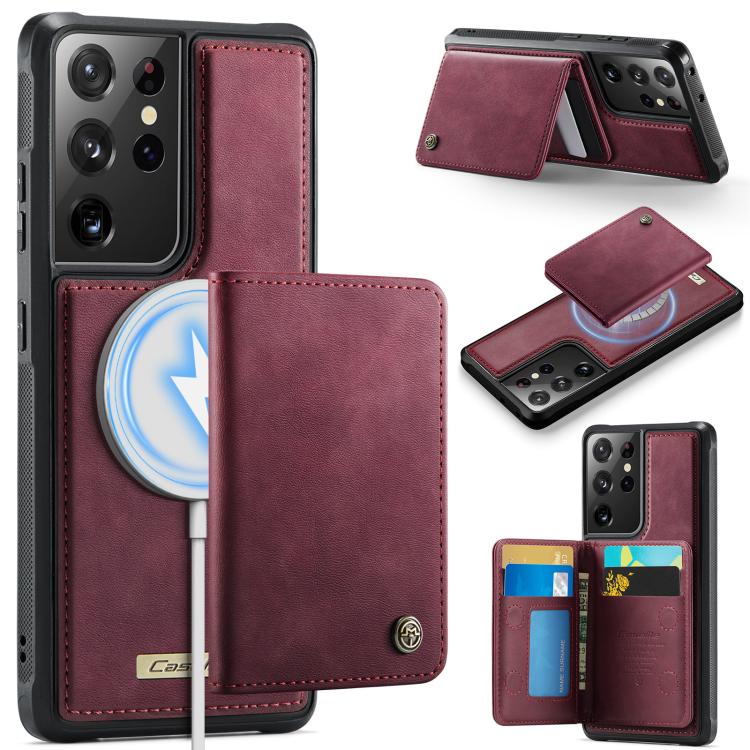 CaseMe Me80 Series Detachable Wallet Magnetic RFID Vegan Leather Phone Case, For Samsung Galaxy S22 Ultra 5G, For Samsung Galaxy S22+ 5G, For Samsung Galaxy S22 5G, For Samsung Galaxy S21 FE 5G, For Samsung Galaxy S21 5G, For Samsung Galaxy S21+ 5G    ...