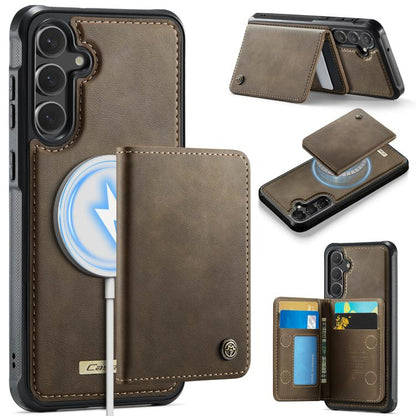 CaseMe Me80 Series Detachable Wallet Magnetic RFID Vegan Leather Phone Case, For Samsung Galaxy S24 FE 5G, For Samsung Galaxy S24 Ultra 5G, For Samsung Galaxy A15, For Samsung Galaxy S23 FE 5G, For Samsung Galaxy A54 5G, For Samsung Galaxy S23 Ultra 5G...