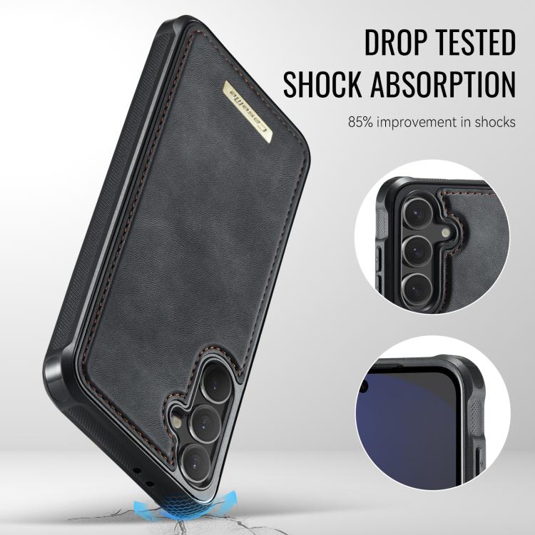 CaseMe Me80 Series Detachable Wallet Magnetic RFID Vegan Leather Phone Case, For Samsung Galaxy S24 FE 5G, For Samsung Galaxy S24 Ultra 5G, For Samsung Galaxy A15, For Samsung Galaxy S23 FE 5G, For Samsung Galaxy A54 5G, For Samsung Galaxy S23 Ultra 5G...