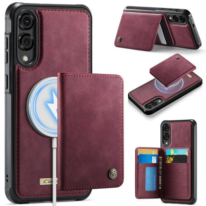 CaseMe Me80 Series Detachable Wallet Magnetic RFID Vegan Leather Phone Case, For Samsung Galaxy S26+ 5G, For Galaxy S26 Ultra 5G, For Samsung Galaxy S26 5G, For Samsung Galaxy S25 FE 5G, For Samsung Galaxy A17, For Samsung Galaxy S25 Edge 5G           ...