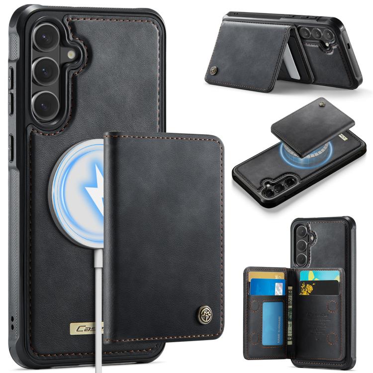 CaseMe Me80 Series Detachable Wallet Magnetic RFID Vegan Leather Phone Case, For Samsung Galaxy S26+ 5G, For Galaxy S26 Ultra 5G, For Samsung Galaxy S26 5G, For Samsung Galaxy S25 FE 5G, For Samsung Galaxy A17, For Samsung Galaxy S25 Edge 5G           ...