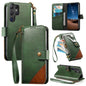 Splicing Zipper Wallet Vegan Leather Phone Case with Strap, For Samsung Galaxy S24 / S25 5G, For Samsung Galaxu S24+ / S25+ 5G, For Samsung Galaxy S25 Ultra 5G, For Samsung Galaxy S24 FE 5G, For Samsung Galaxy A15 5G, For Samsung Galaxy A55 5G         ...