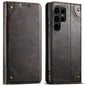 Suteni Baroque Calf Texture Buckle Wallet Leather Phone Case, For Samsung Galaxy S26+ 5G, For Samsug Galaxy S26 Ultra 5G, For Samsug Galaxy S26 5G, For Samsug Galaxy S25 5G, For Samsung Galaxy S25+ 5G, For Samsug Galaxy S25 Ultra 5G