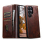 Suteni Baroque Calf Texture Buckle Wallet Leather Phone Case, For Samsung Galaxy S26+ 5G, For Samsug Galaxy S26 Ultra 5G, For Samsug Galaxy S26 5G, For Samsug Galaxy S25 5G, For Samsung Galaxy S25+ 5G, For Samsug Galaxy S25 Ultra 5G